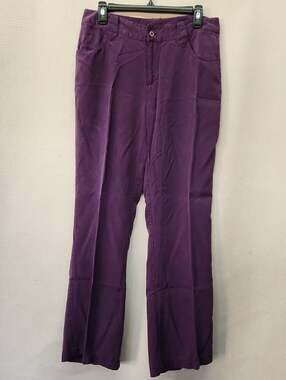 Studio West Women's Purple Straight-Leg Trousers